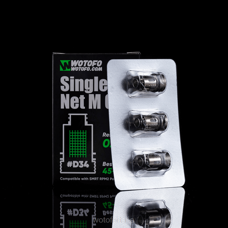 Wotofo SMRT bobina pod giri/min2 d31 a1 conico nexmesh 3pz RDB6V373 Wotofo Milano