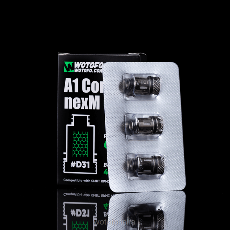 Wotofo SMRT bobina pod giri/min2 d31 a1 conico nexmesh 3pz RDB6V373 Wotofo Milano