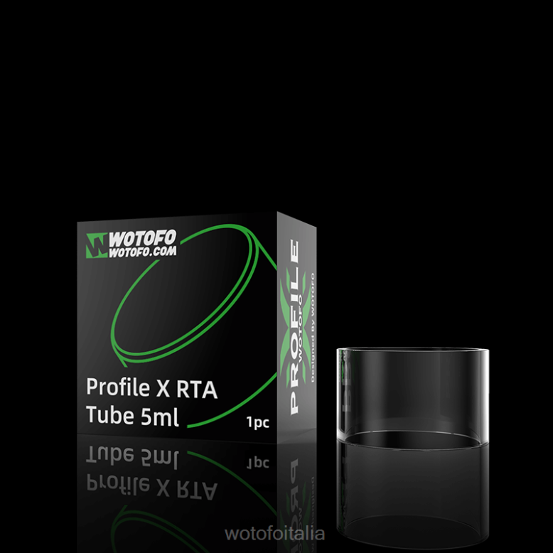 Wotofo PROFILE X tubo del serbatoio pezzo dritto da 5 ml RDB6V391 Wotofo Italia