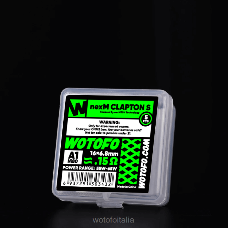 Wotofo NEXMESH bobina a rete nexmesh clapton s 5pz RDB6V312 Wotofo Roma