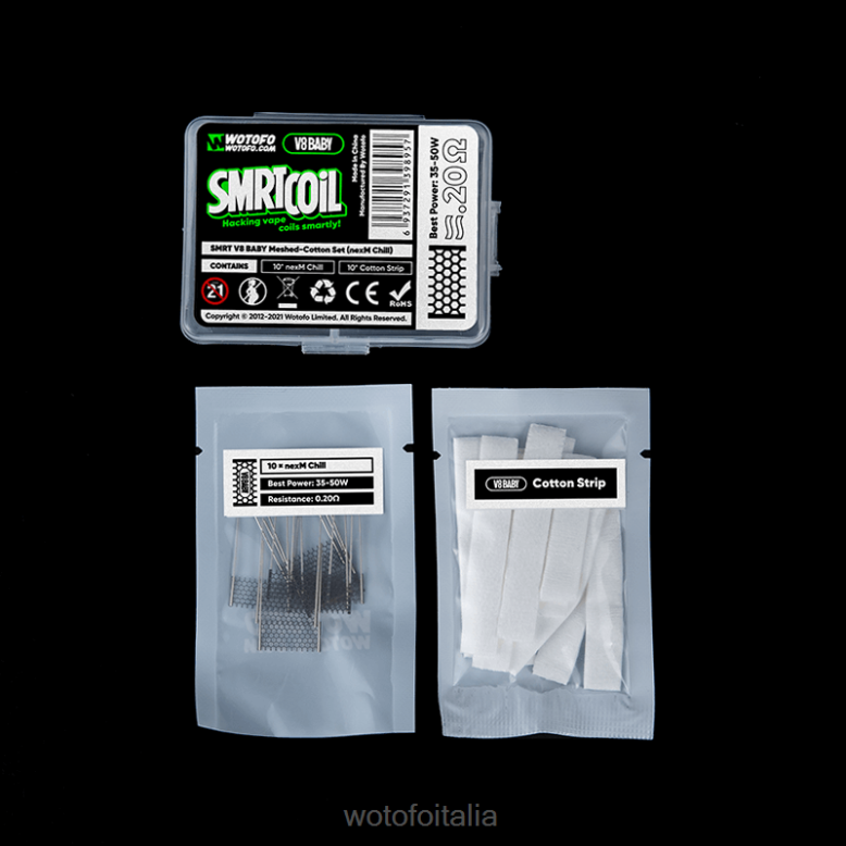 Wotofo SMRT Set v8 per neonati in maglia di cotone nexmesh estremo RDB6V369 Wotofo Tool Kit