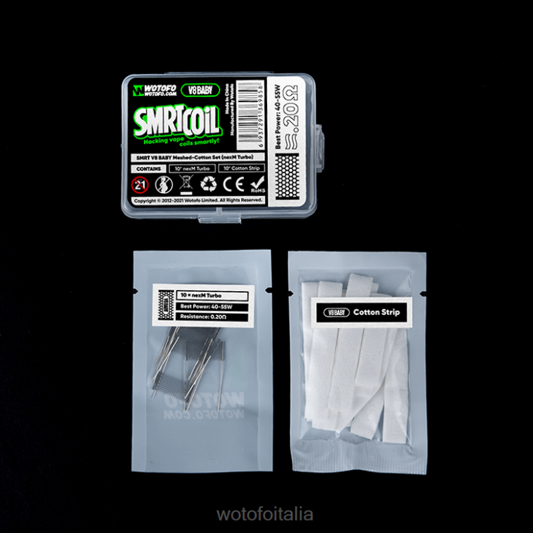 Wotofo SMRT Set v8 per neonati in maglia di cotone nexmesh estremo RDB6V369 Wotofo Tool Kit