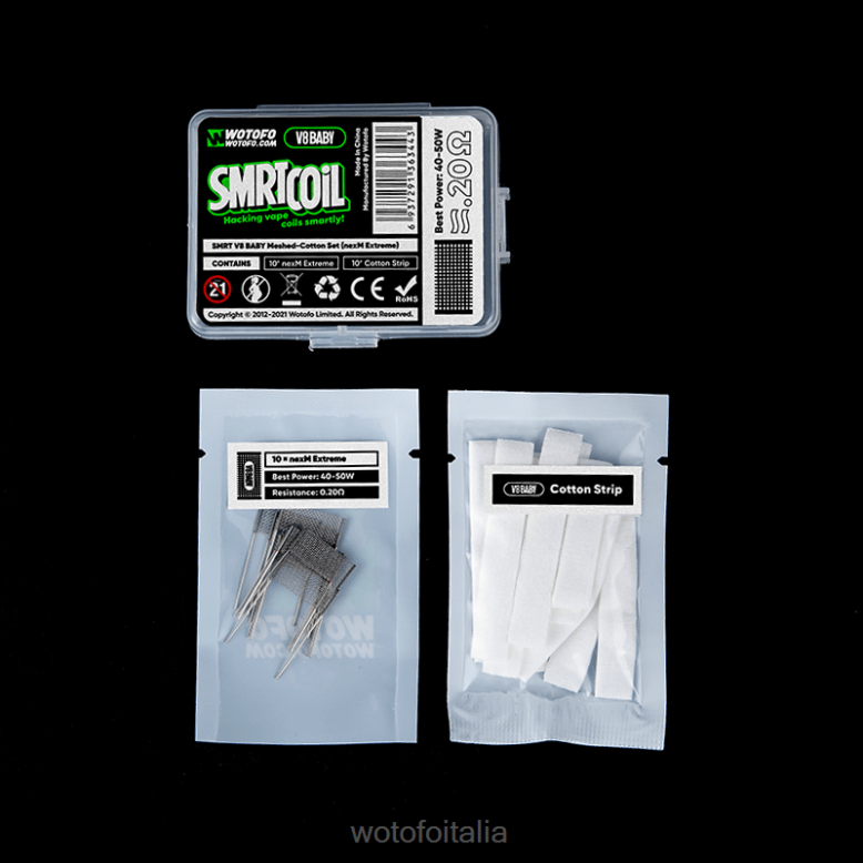 Wotofo SMRT Set v8 per neonati in maglia di cotone nexmesh estremo RDB6V369 Wotofo Tool Kit