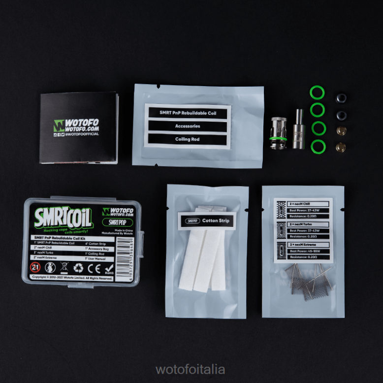 Wotofo SMRT kit bobina ricostruibile kit smrtrpm2 RDB6V344 Wotofo Shop Online