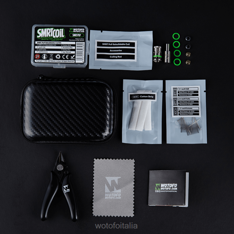 Wotofo SMRT pacco bobina ricostruibile pacchetto smrt pnp RDB6V346 Wotofo Vape Review