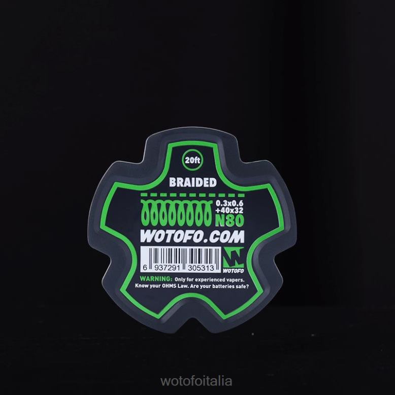 Wotofo bobina di filo precostruita intrecciato RDB6V356 Wotofo Vape Review