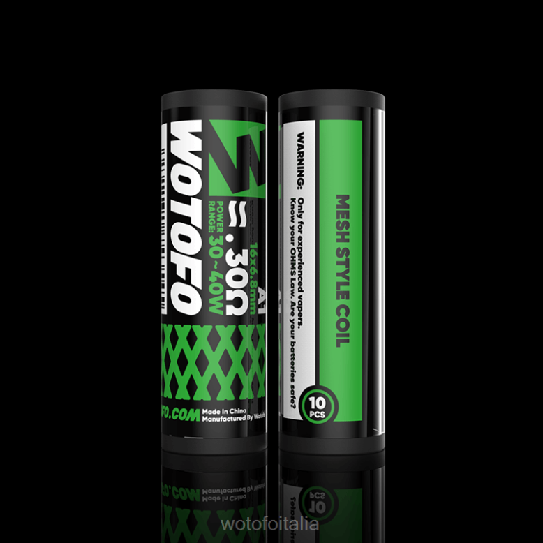 Wotofo bobina in stile mesh profilo ps 0,3ohm 10pz RDB6V315 Wotofo Sigaretta Elettronica