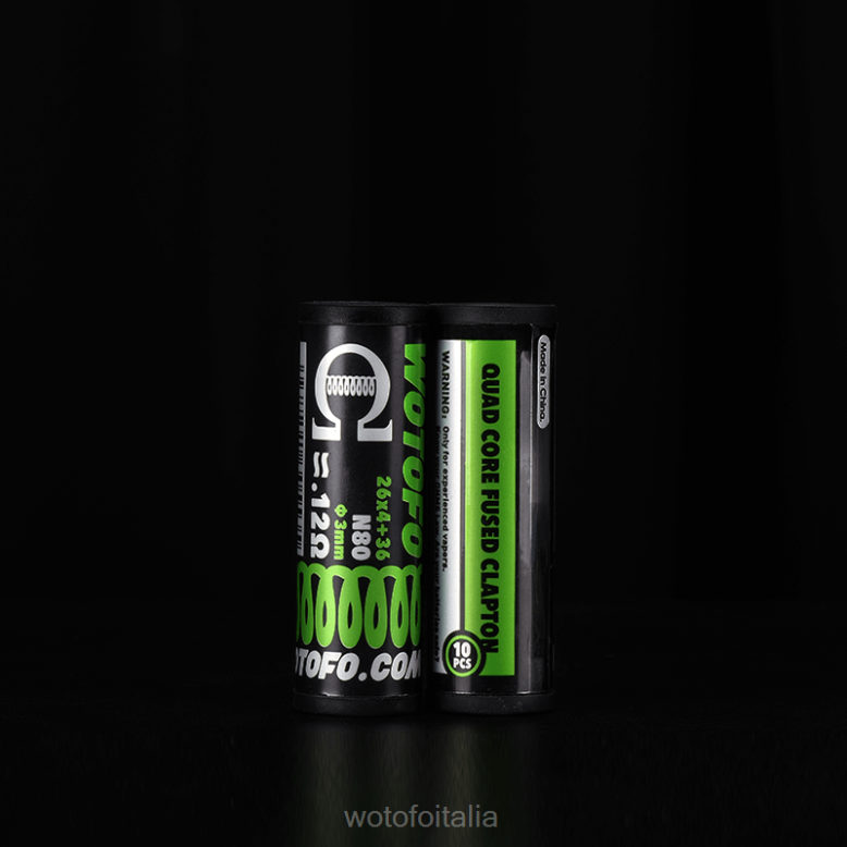 Wotofo bobine precostruite Clapton con fuso quad-core da 0,12 ohm RDB6V337 Wotofo Flavors