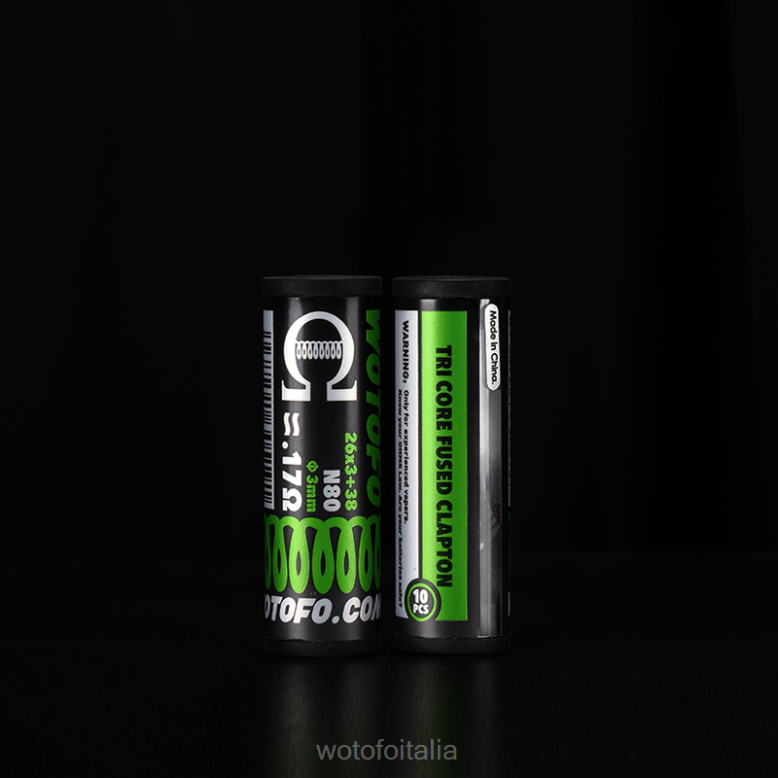 Wotofo bobine precostruite Clapton tri-core fuso 10pz RDB6V328 Wotofo Vape Pods