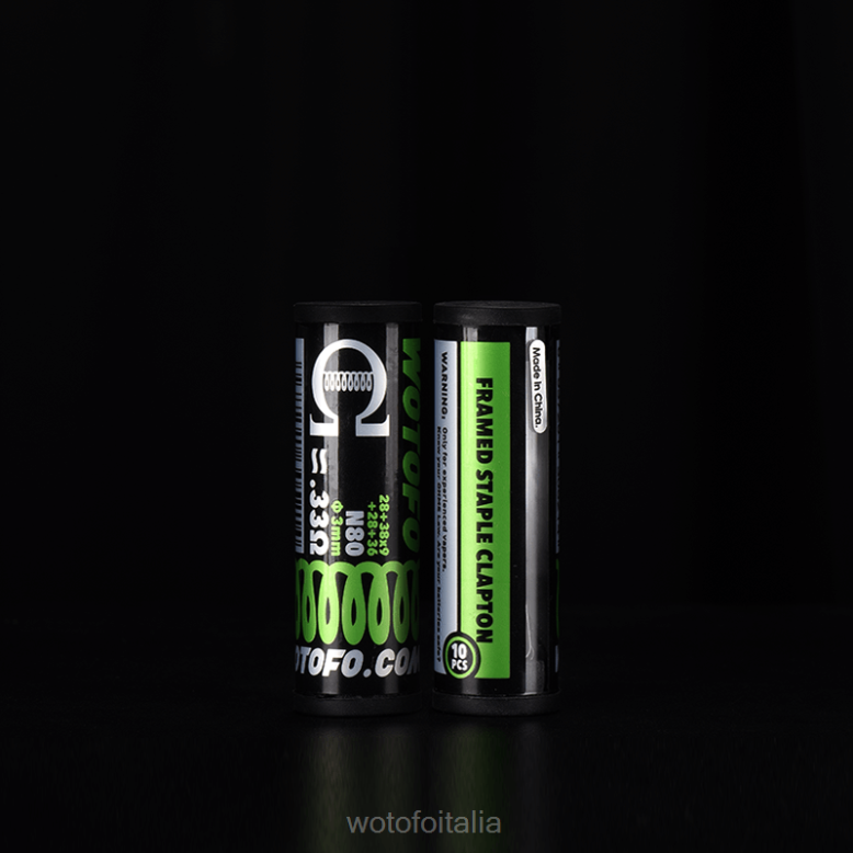 Wotofo bobine precostruite clapton con fusibile dual core 0,38 ohm 5 pz RDB6V325 Wotofo Sigaretta Elettronica
