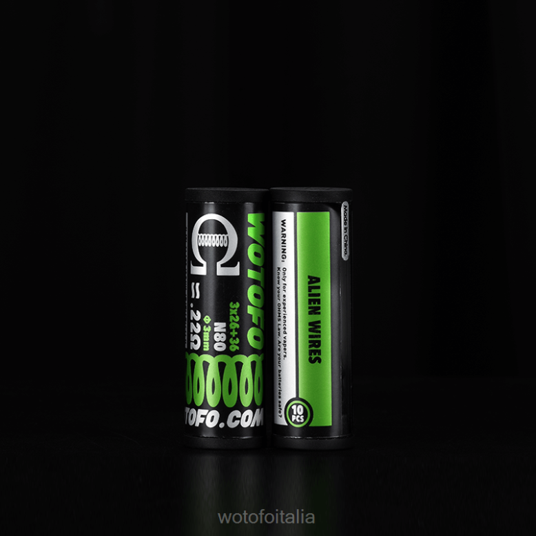 Wotofo bobine precostruite clapton con fusibile dual core 0,38 ohm 5 pz RDB6V325 Wotofo Sigaretta Elettronica