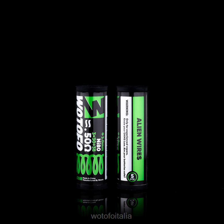 Wotofo bobine precostruite filo alieno 0,50 ohm 5pz RDB6V331 Wotofo Italia