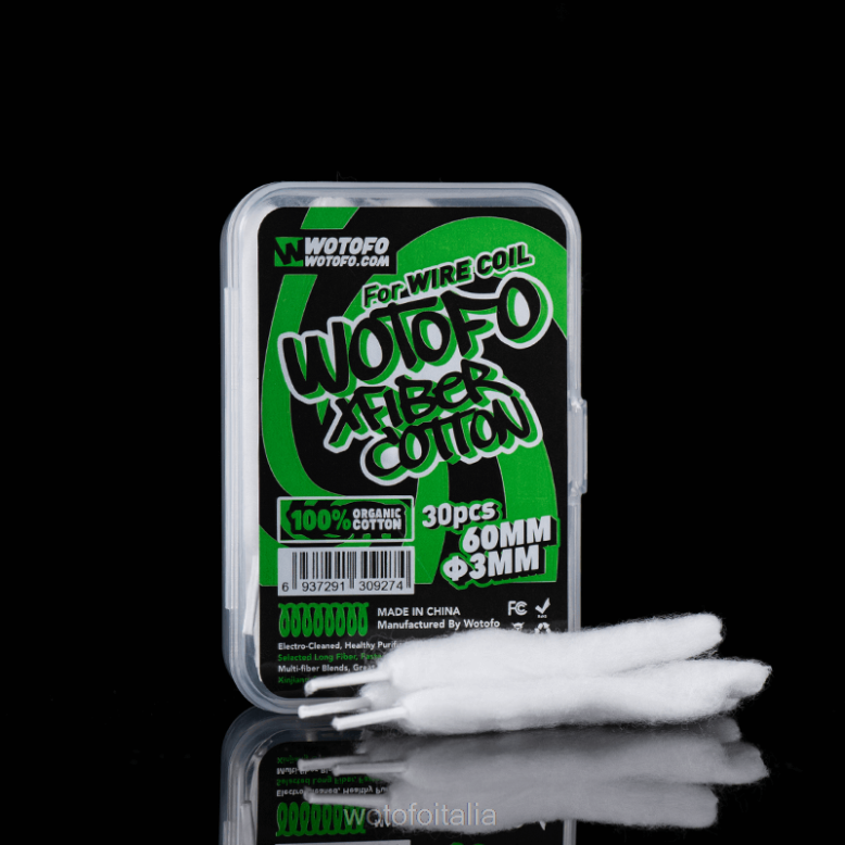 Wotofo cotone xfiber 3 mm-30 pezzi di spessore RDB6V316 Wotofo Vape Review