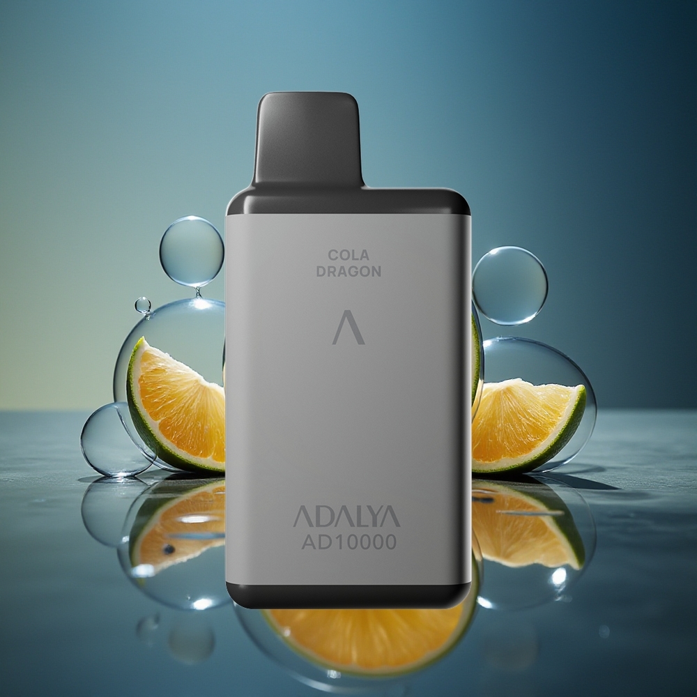 Adalya AD 10000 Puff Notte Berlinese Grigio Spaziale USB-C
