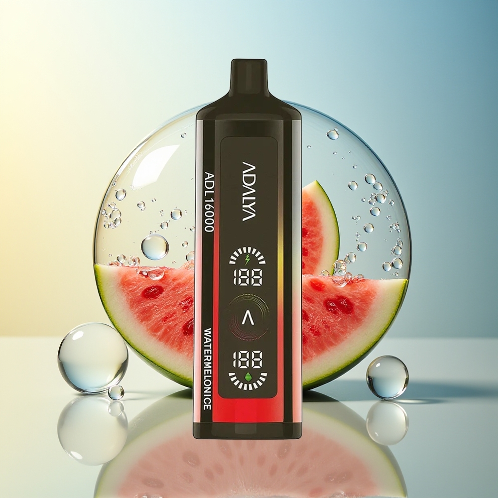 Adalya ADL 16000 PRO Boccate Vape Anguria Ghiaccio Schermo Digitale USB-C