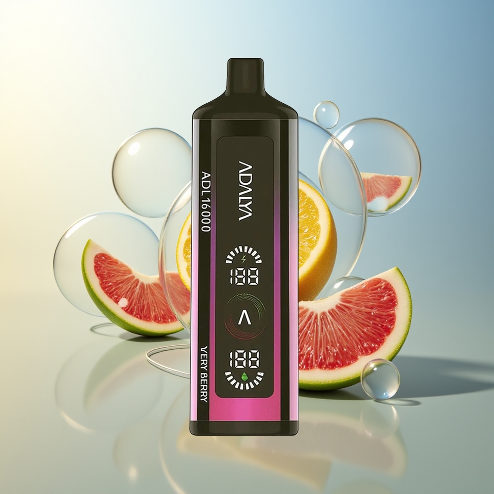 Adalya ADL 16000 PRO Puff Vaporizzatore Monouso Bacca Mista Schermo Digitale