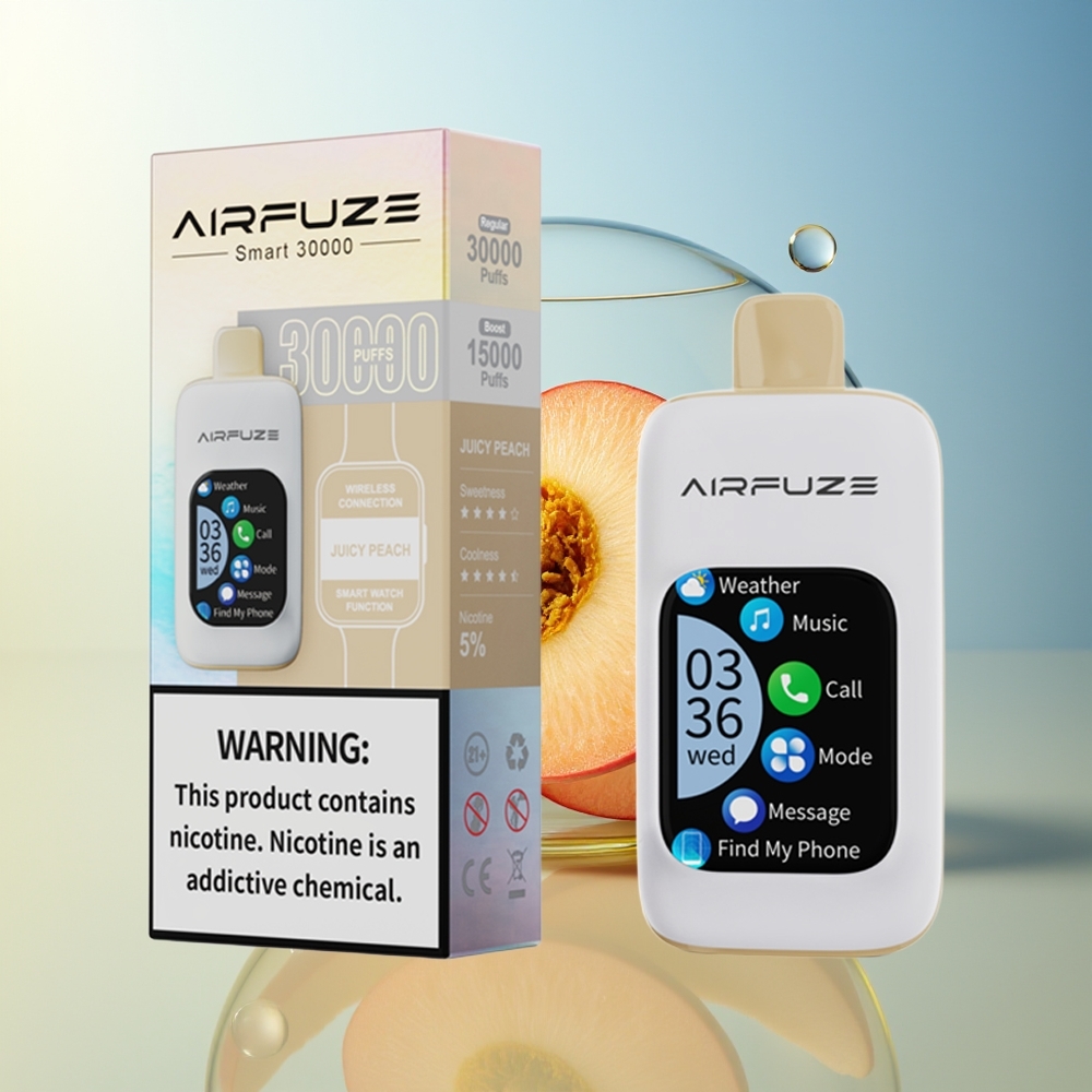 AirFuze Smart 30000 Puff 5% Pesca Succosa TFT Touch
