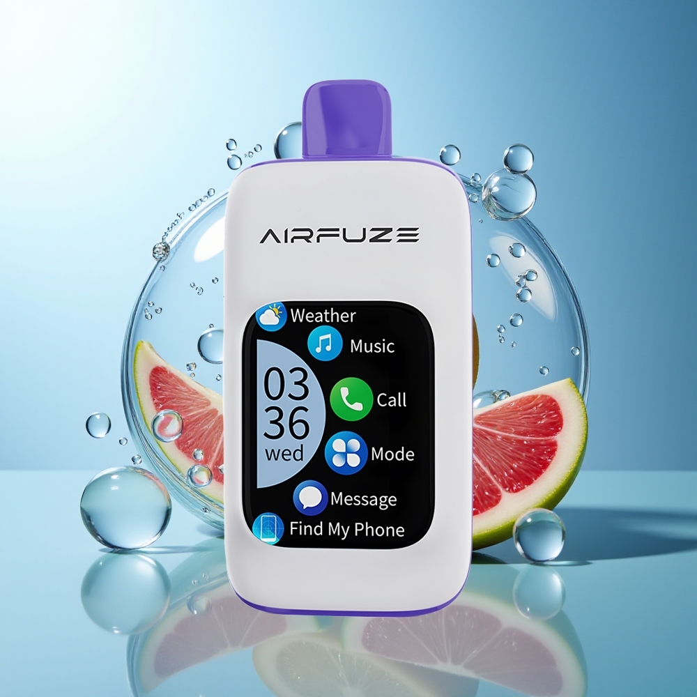 AirFuze Smart 30000 Puff Blu Lampone Ghiaccio Display TFT