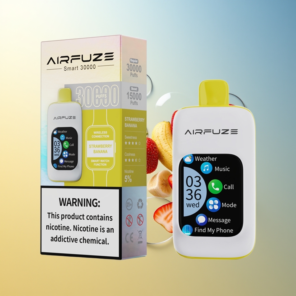 AirFuze Smart 30000 Puff Fragola Banana 5% Type-C