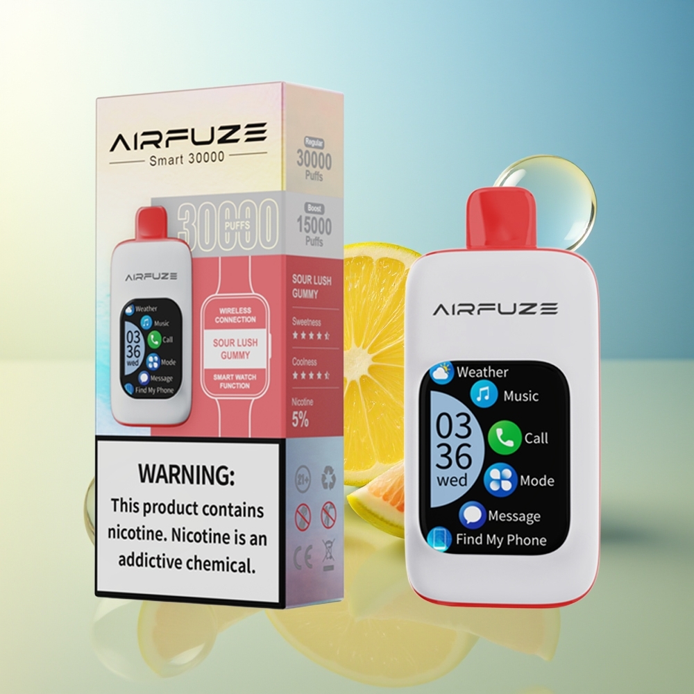 AirFuze Smart 30000 Puff Pod Display TFT Caramelle Agrodolci Lush