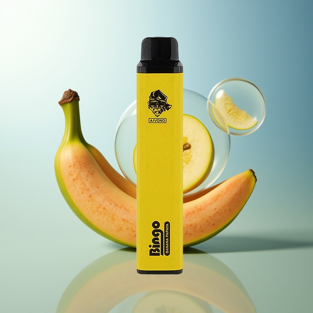 Aivono Aim Bingo 4000 Puff Banana Papaya Ricaricabile 10mL