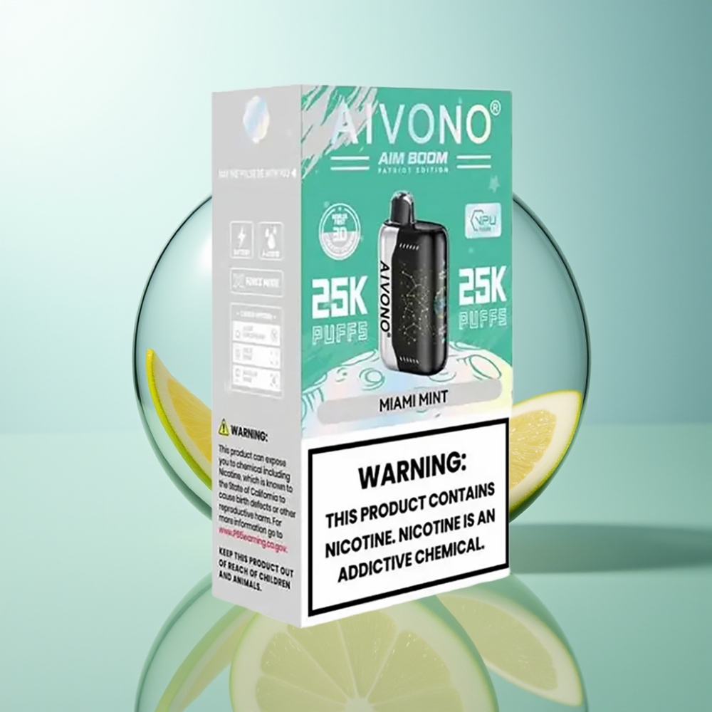 Aivono Aim Boom 25000 Puff Miami Menta 28ml 650mAh