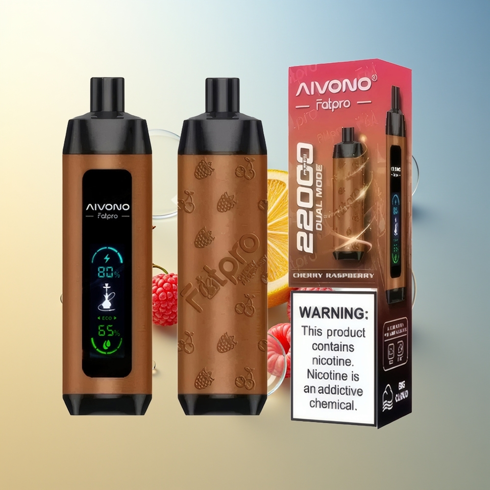 Aivono Aim Fatpro 22000 Puff Ciliegia Lampone Ricaricabile Mesh