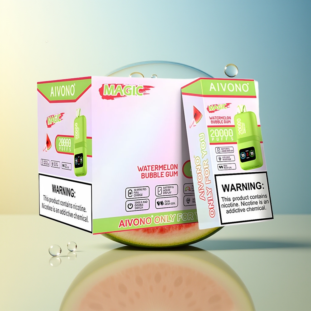 Aivono AIM MAGIC 20000 Puff Anguria Bubble Gum LCD Ricaricabile
