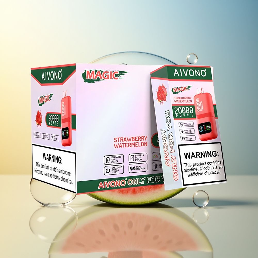 Aivono Aim Magic 20000 Puff Fragola Anguria Dual Mesh Ricaricabile