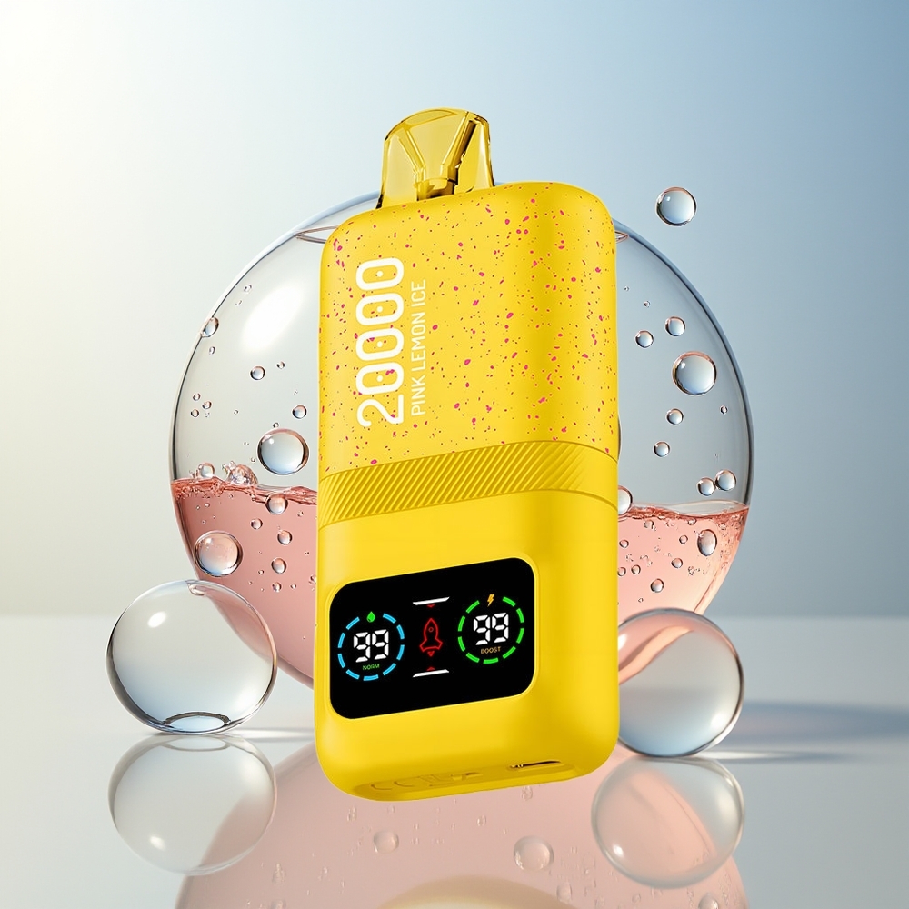 Aivono Aim Magic 20000 Puff Limone Rosa Ghiaccio Dual Mesh