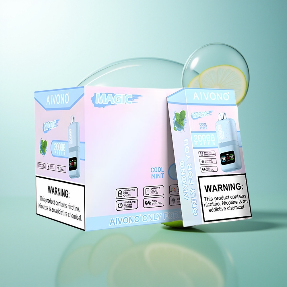 Aivono Aim Magic 20000 Puff Menta Fresca Dual Mesh LCD
