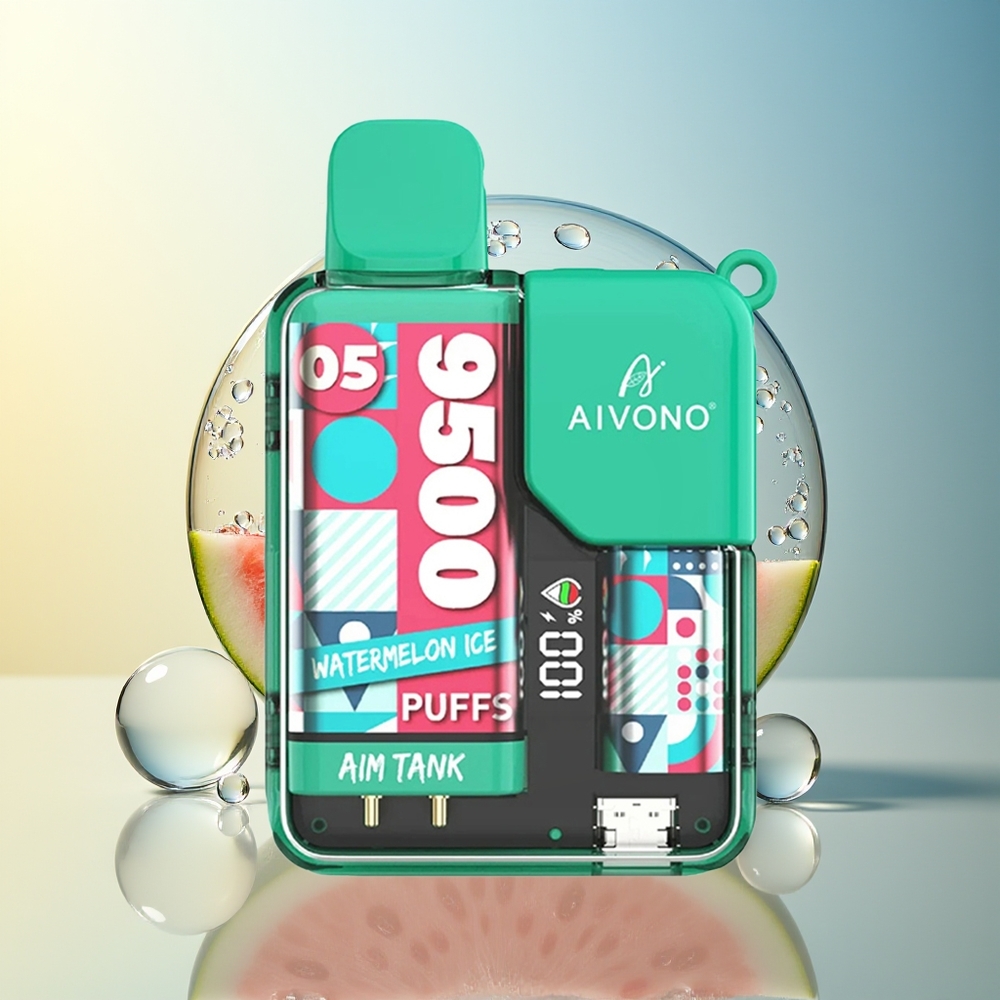 Aivono Aim-Tank 9500 Bocche Anguria Ghiaccio 18ml LCD