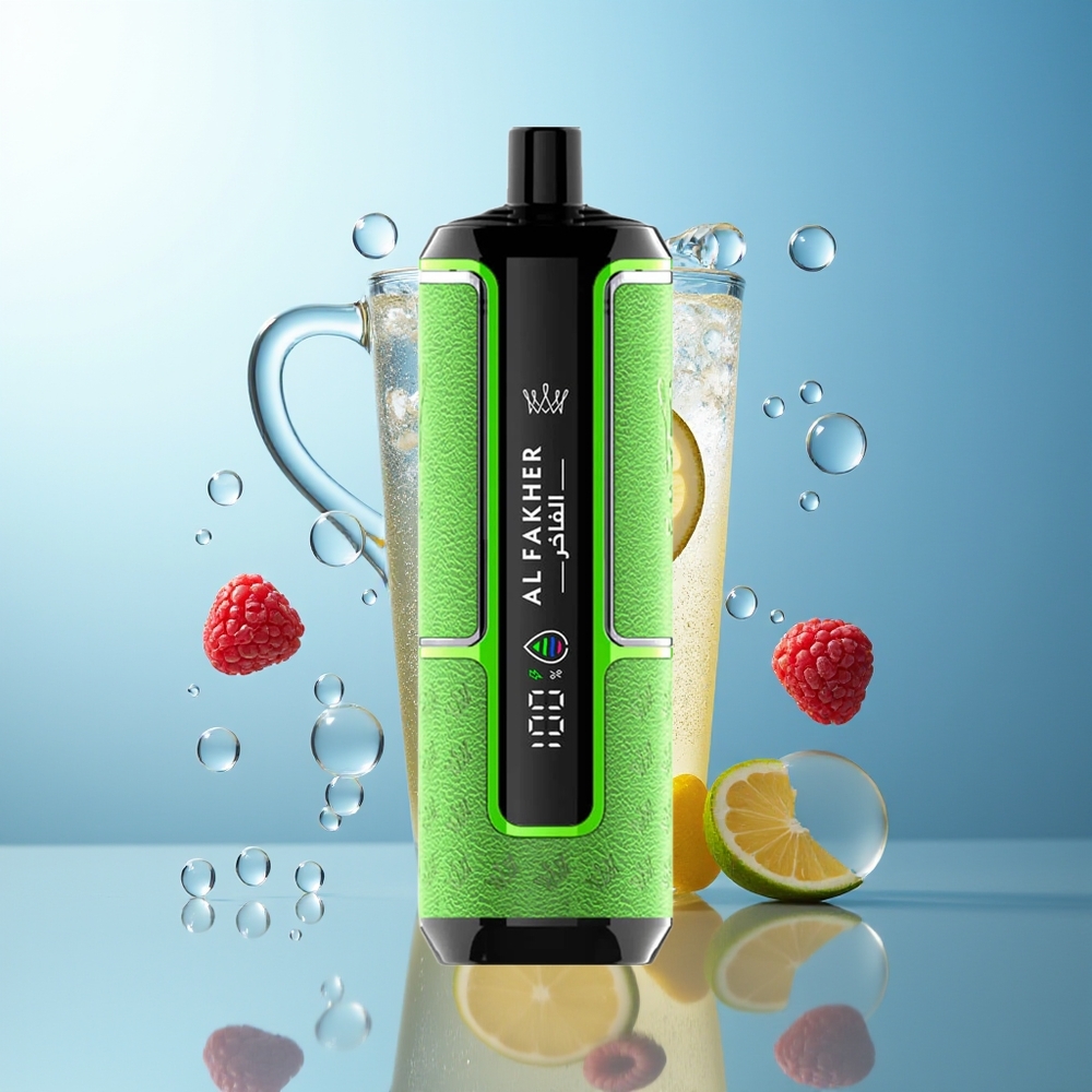 Al Fakher Crown Bar 15K Blu Lampone Limonata Portatile