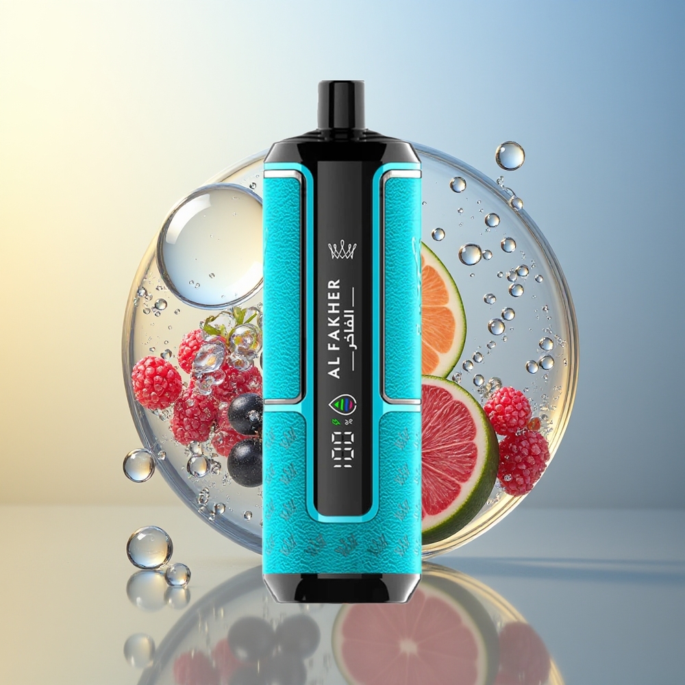 Al Fakher Crown Bar 15K Ipermax Disposable Vape Kit Ribes Nero Ghiaccio 600mAh 22ml