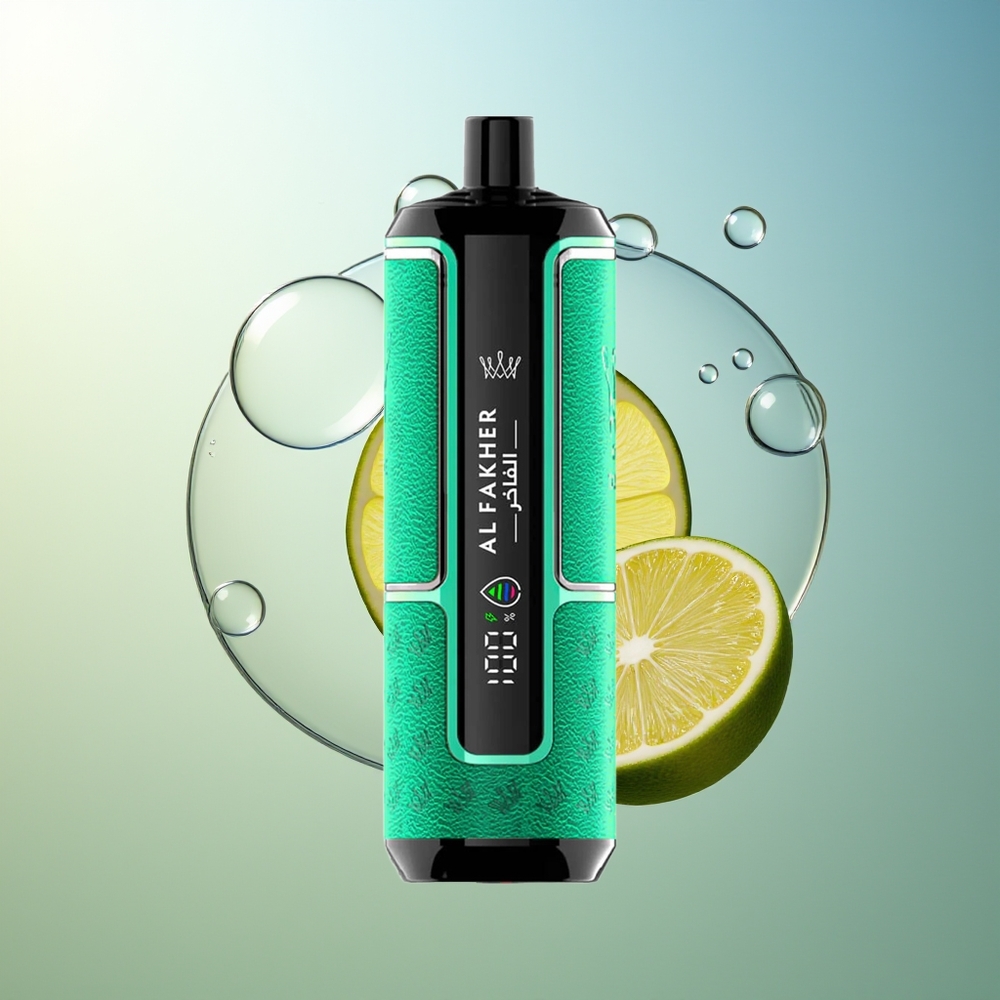 Al Fakher Crown Bar 15K Ipermax Limone Lime Portatile 600mAh