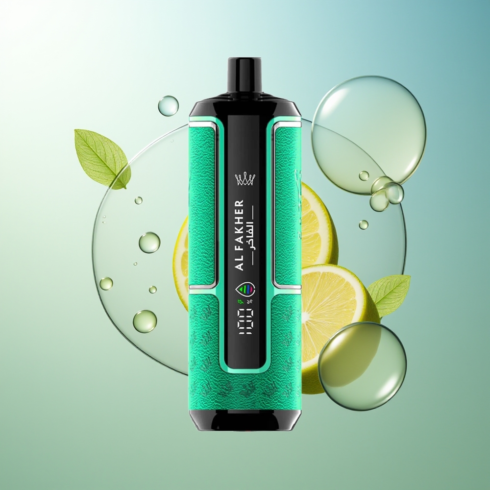 Al Fakher Crown Bar 15K ipermax Monouso Kit Limone Menta 22ml 600mAh