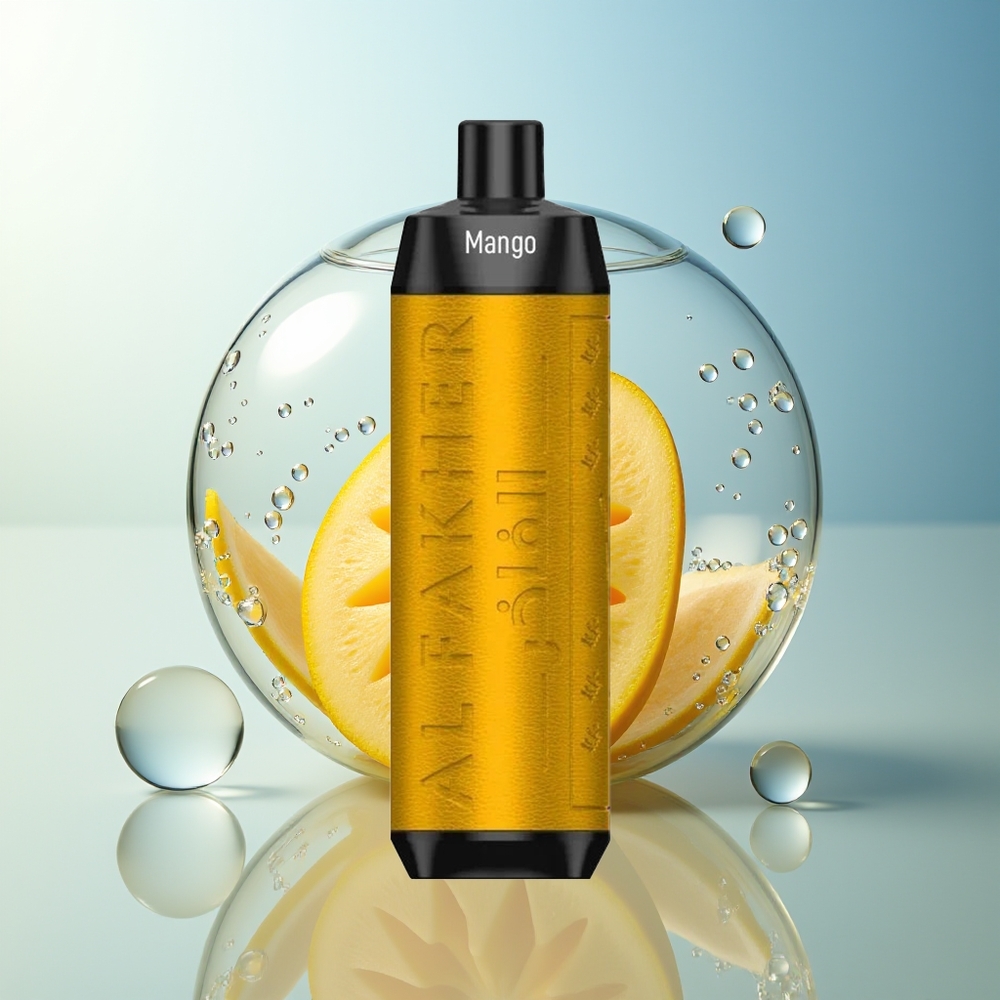 Al Fakher Crown Bar 8000 Cristallo Mango Ghiaccio 18ml USB Type-C
