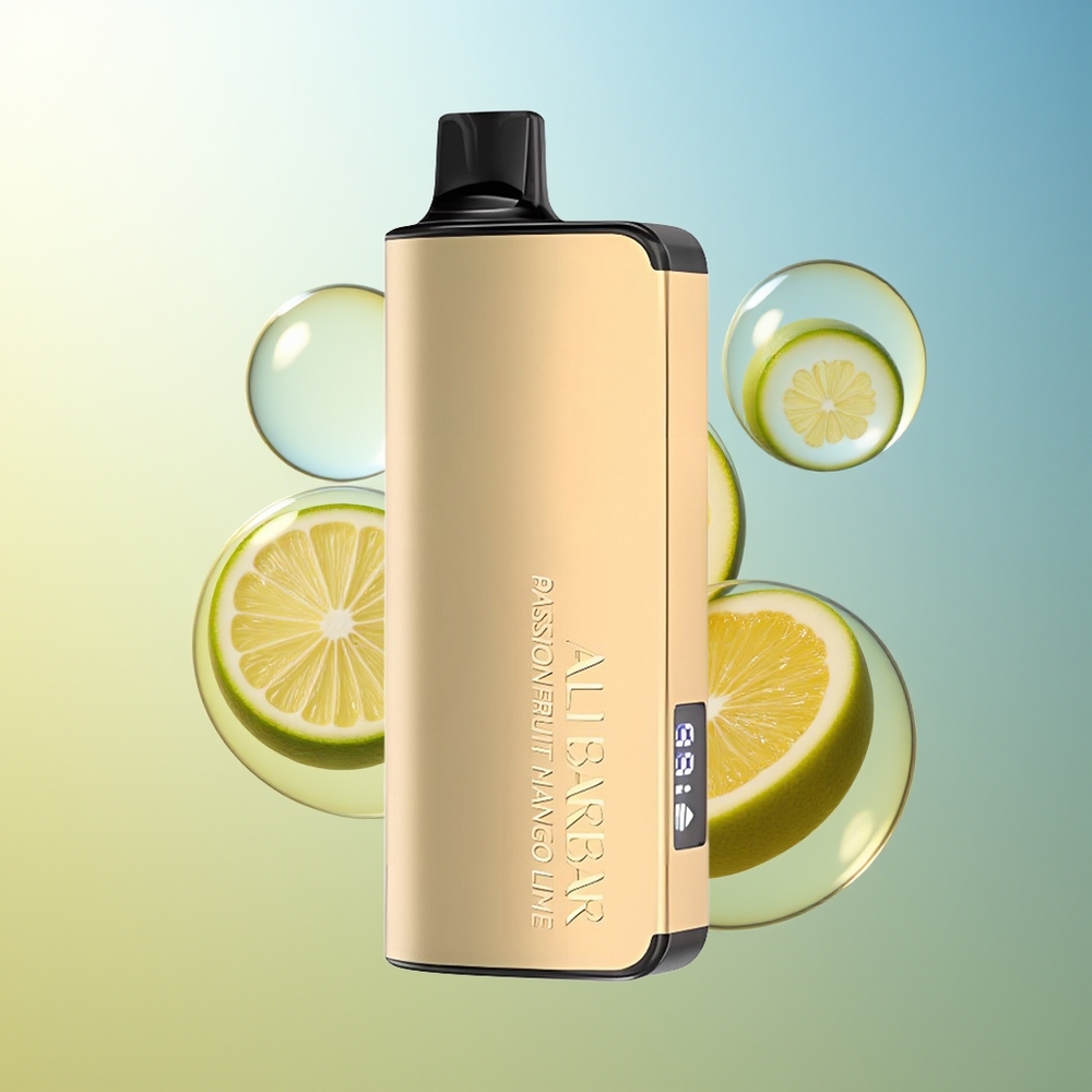 Alibarbar Ingot 9000 Puff Display LED Frutto della Passione Mango Lime 2350mah