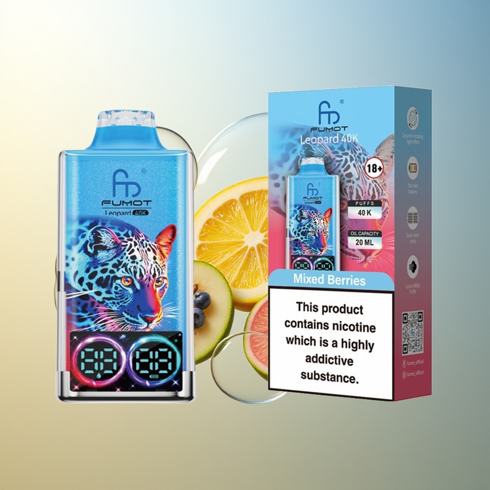 Fumot Leopard 40K Puff Misto di Bacche 5% Nicotina 700mAh