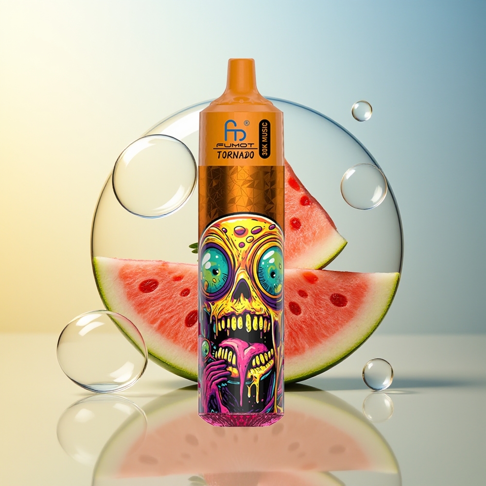 Fumot RandM Tornado 30000 Puff Fragola Anguria 30mL LED