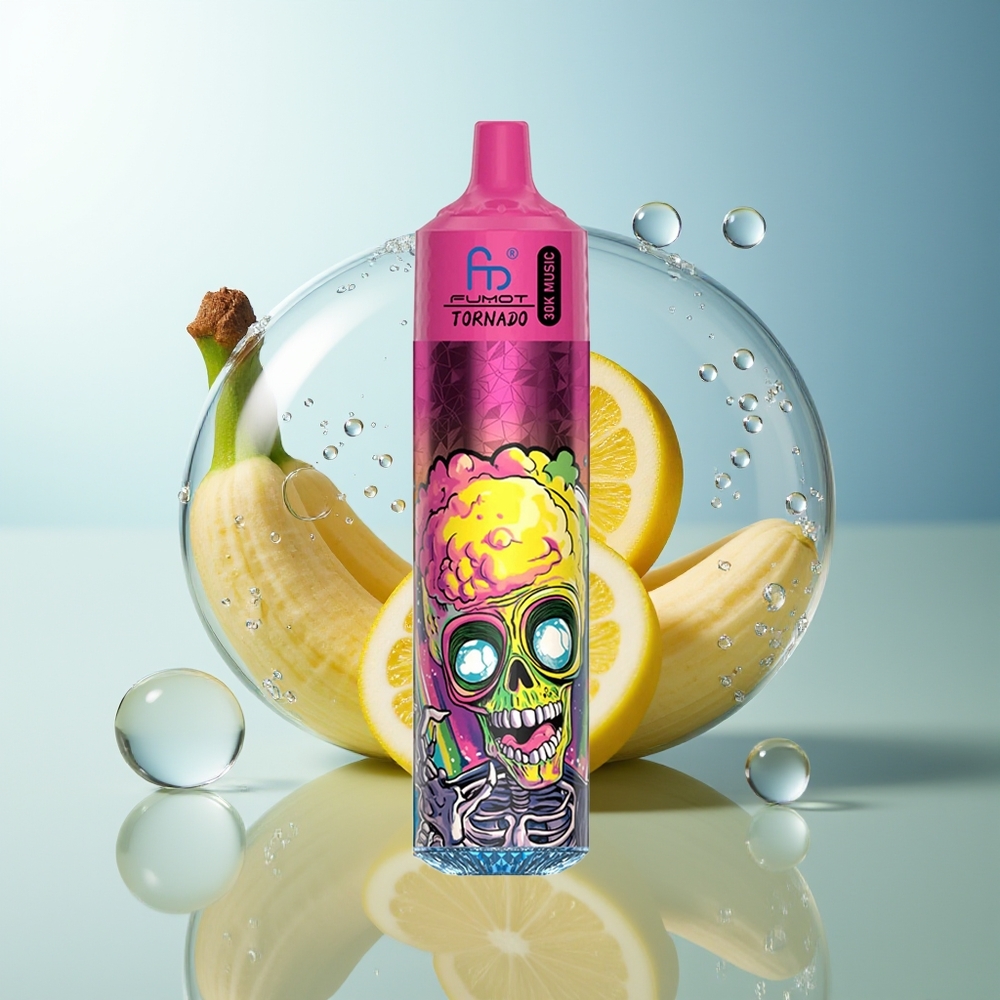 Fumot RandM Tornado 30000 Puff Ghiaccio Banana 30mL Ricaricabile
