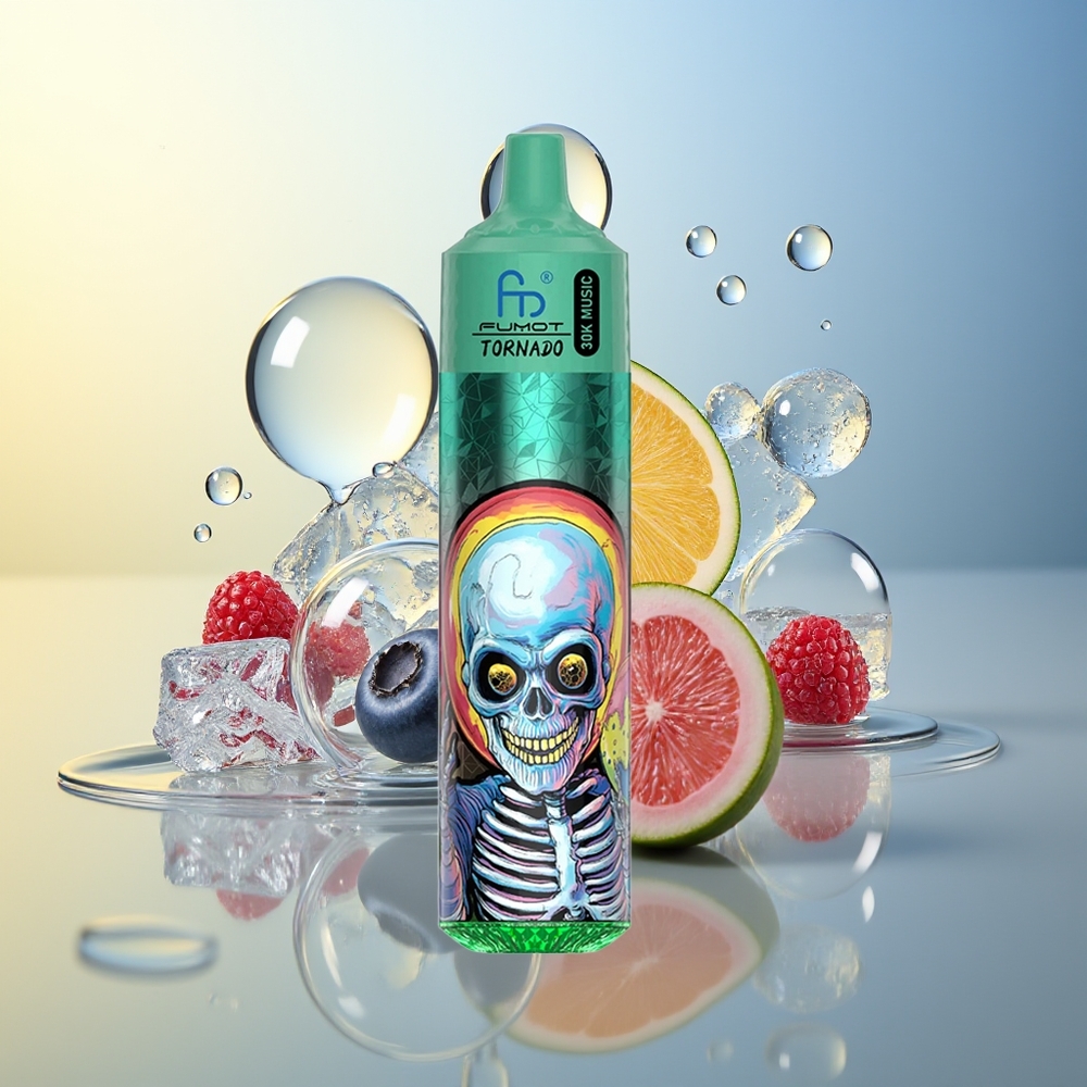 Fumot RandM Tornado 30000 Puff Mirtillo Ghiaccio 30mL LED