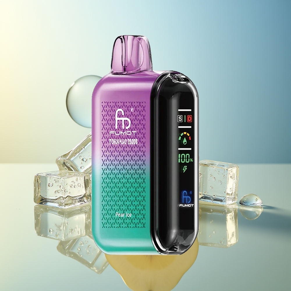 Fumot Tornado 20000 Puff Pera Ghiaccio Dual Mesh Smart Display