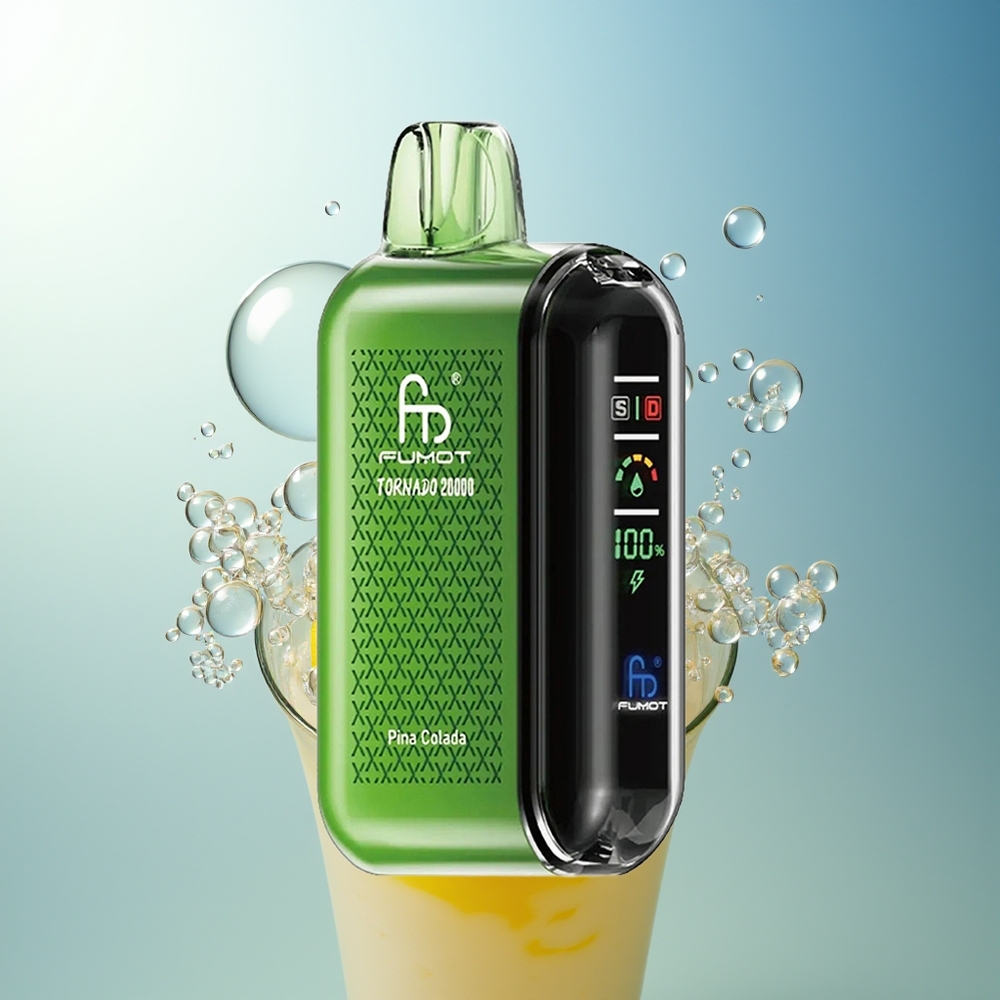 Fumot Tornado 20000 Puff Pina Colada Dual Mesh Smart Display