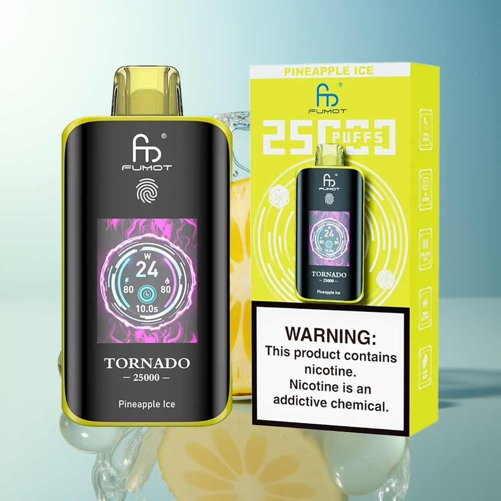 Fumot Tornado 25000 Puff Ananas Ghiaccio Ricaricabile 700mAh