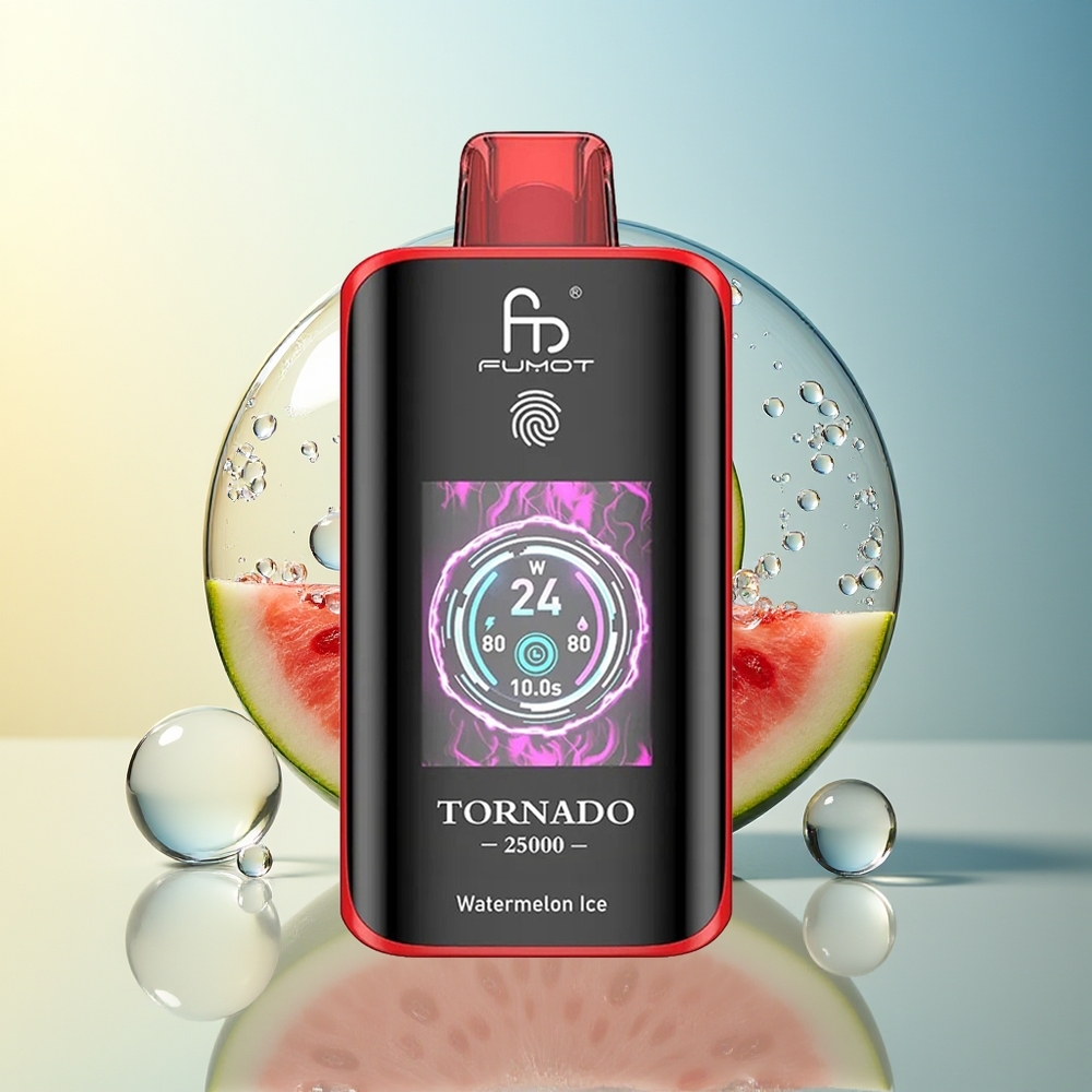 Fumot Tornado 25000 Puff Anguria Ghiaccio Ricaricabile 700mAh