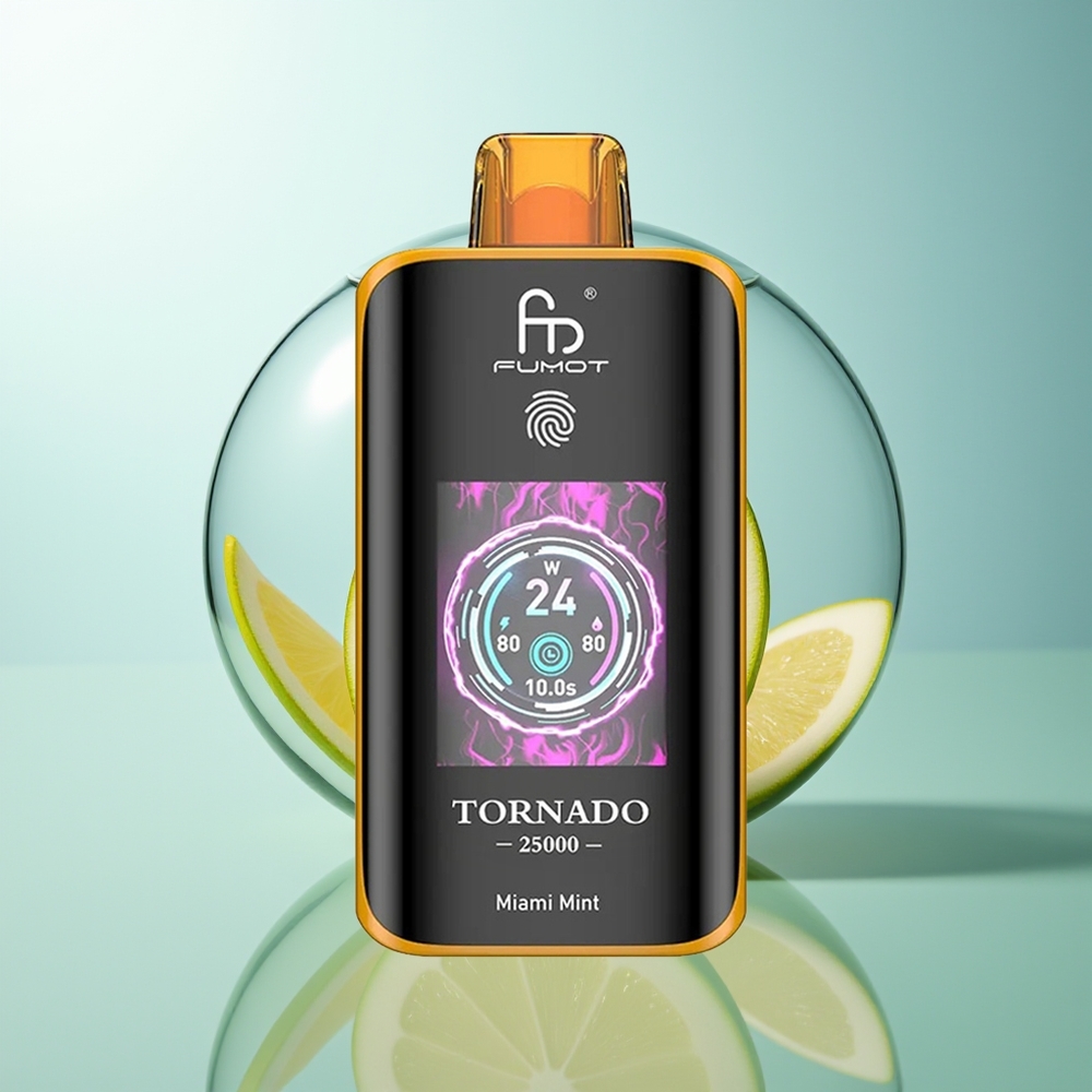 Fumot Tornado 25000 Puff Miami Menta Ricaricabile 700mAh