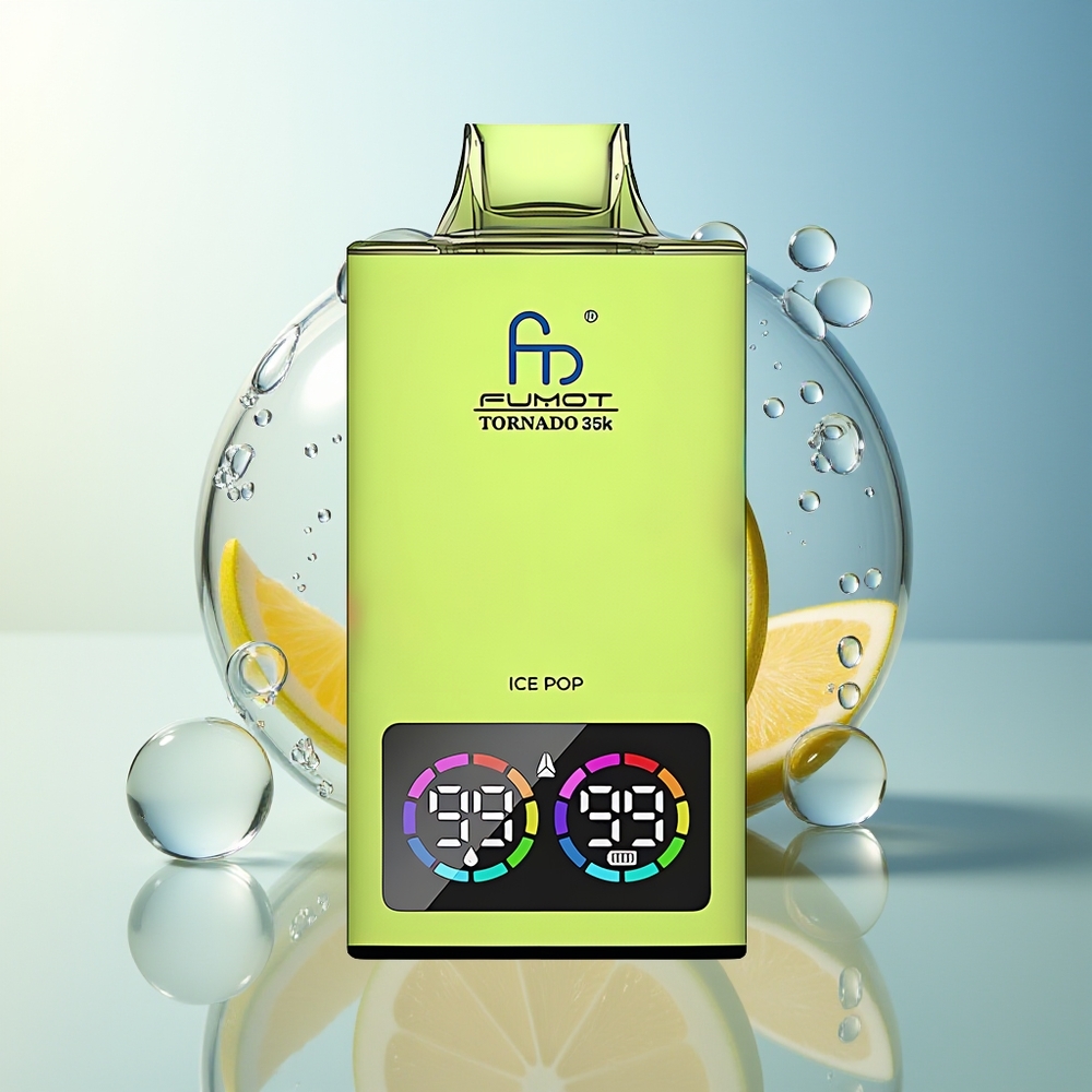Fumot Tornado 35000 Ghiaccio Pop Dual Mesh Fast Charging