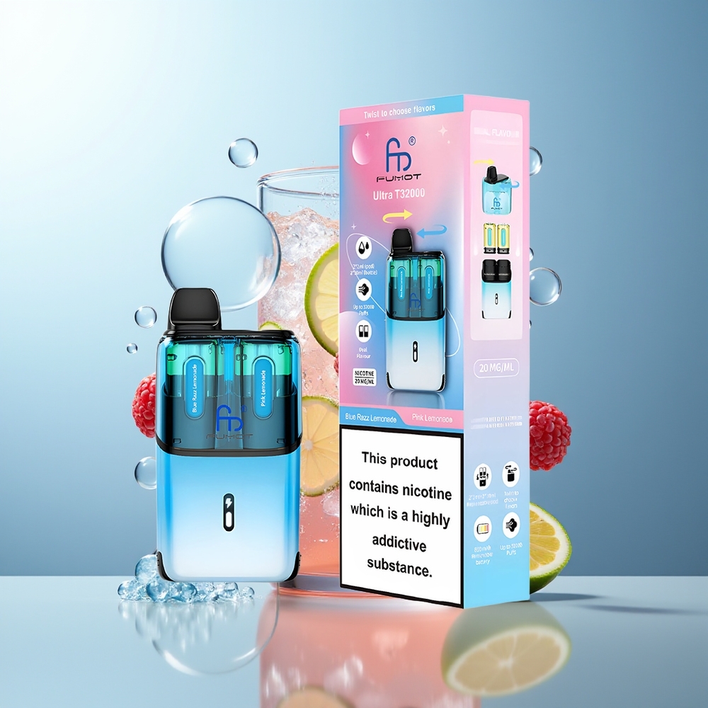 Fumot Ultra T32000 32000 Puff 24ml Blu Lampone Limonata - Rosa Limonata