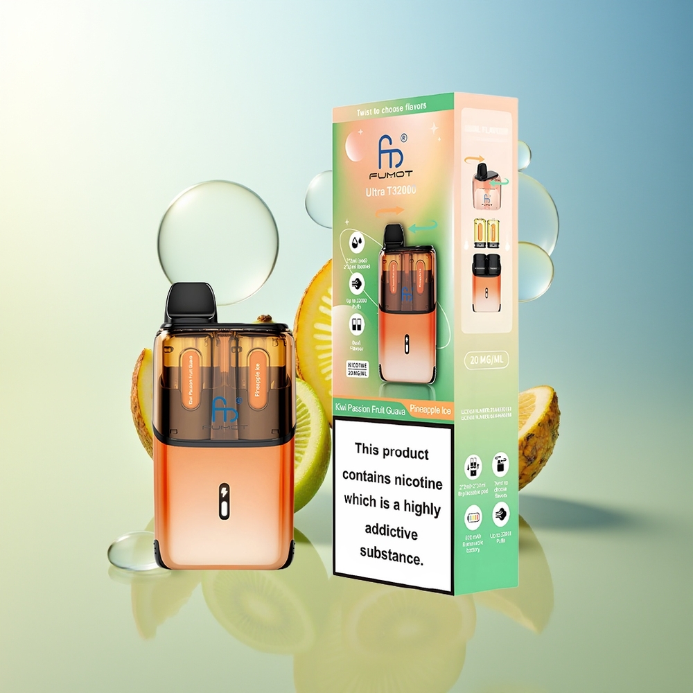Fumot Ultra T32000 32000 Puff Mesh Kiwi Frutto della Passione Guava - Ananas Ghiaccio